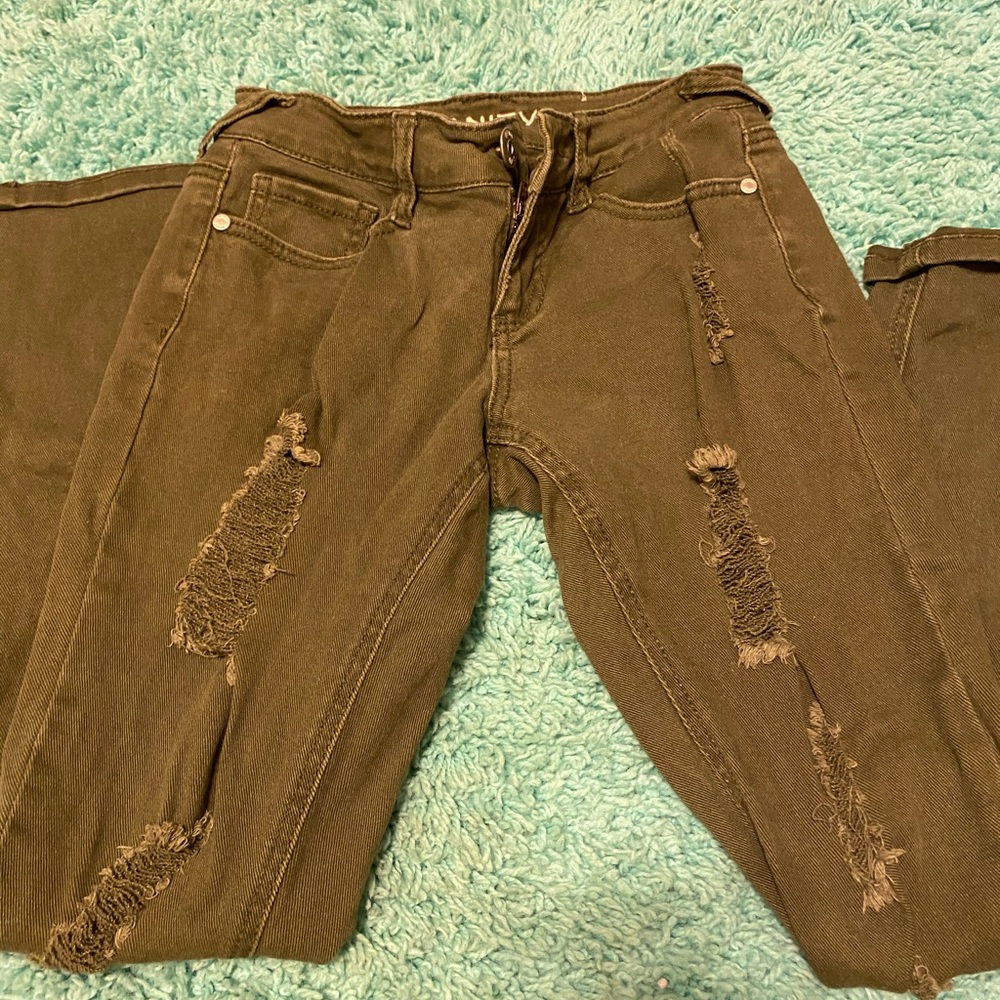 Vanity skinny jeans (army green)